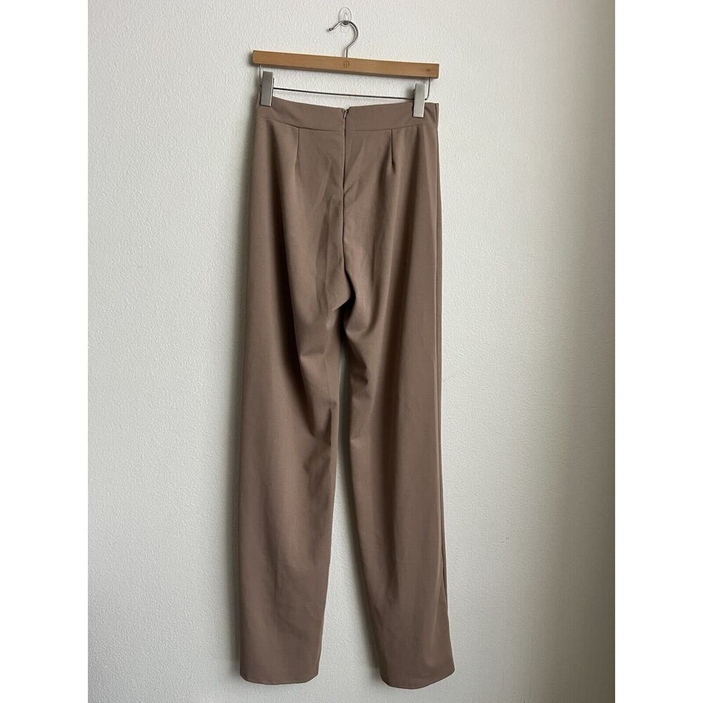 Fashion Nova victoria high waisted dress pants taupe Size XL NEW WOMENS - Picture 3 of 8